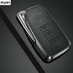 Metal Leather Car Remote Key Case Shell Cover Fob For Lexus NX IS RX ES GX LX LS UX GS 200 260 300 350 NX200 NX300 RX350 ES300