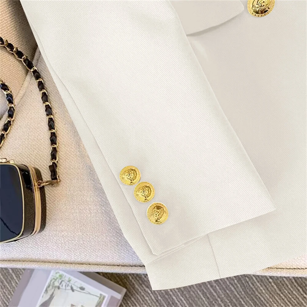 سترة كاجوال بلون سادة وأكمام طويلة فضفاضة وأكمام طويلة وطول الملابس العادية وتصميم لون سادة موضة الربيع