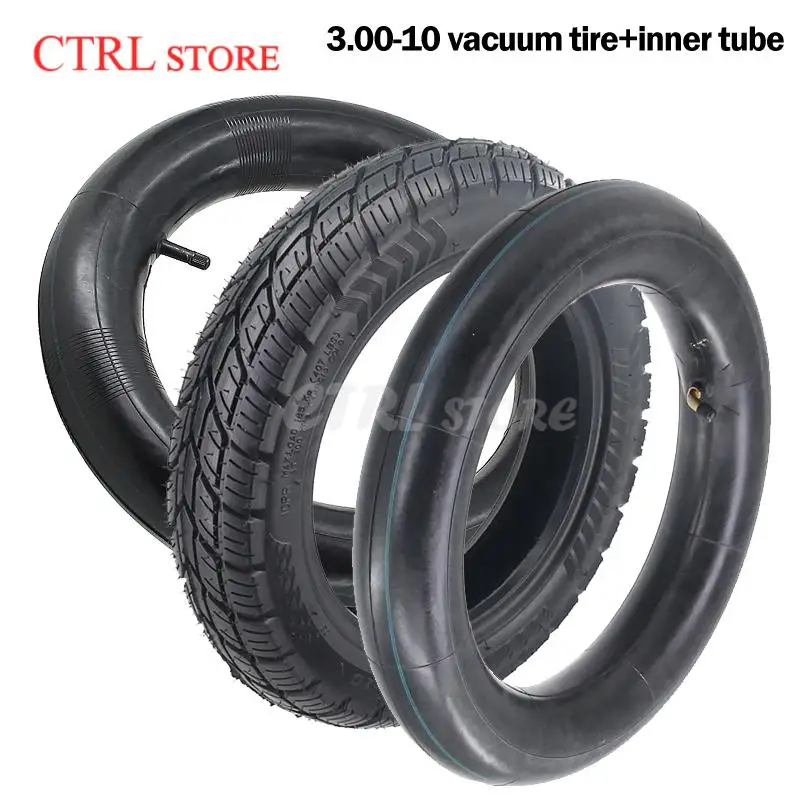 14 inch Vacuum Tubeless Tire 3.00-10 / 14x3.2 fits Electric vehicle Scooters e-Bike 3.00-10 Explosion-proof