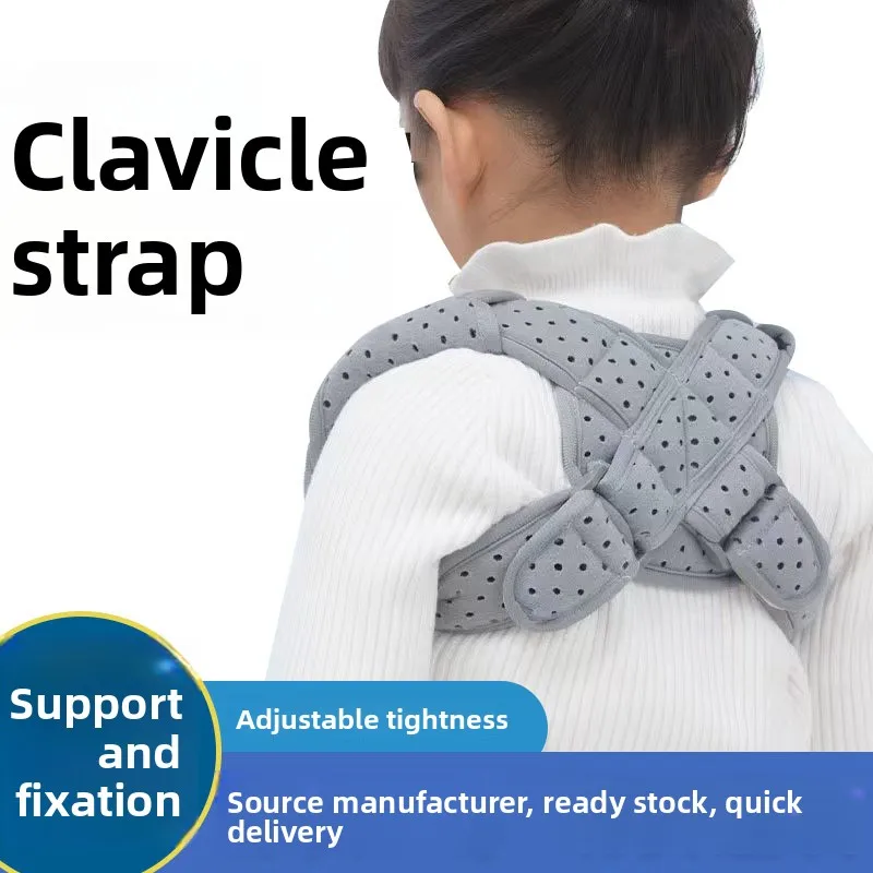 Kids Medical Clavicle Fixation Strap - Figure-8 Brace for Fracture Recovery & Hunchback Correction
