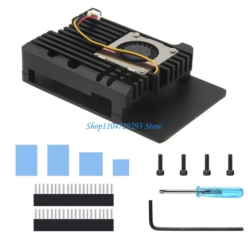 

Корпус на металлическом охлаждении Y2GD для RPI5 5 8 ГБ/4 ГБ/2 ГБ прочный корпус легкий доступ