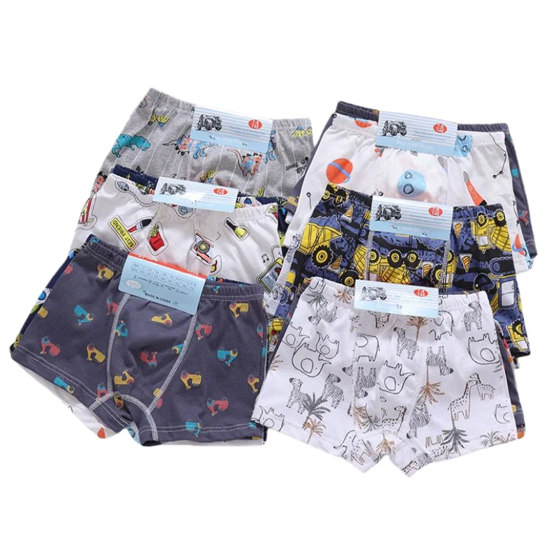 

3Pcs/Lot Children Underwear Solid Color Shorts Cotton Boy Boxer Panties Boys Underwear Toddler Underpants