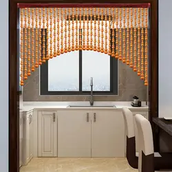 50 Pcs Wooden Gourd Bead Door Curtain Decor Home Textile Curtain Decorative Bead Boho Drapes Rural Window Coverings Beads