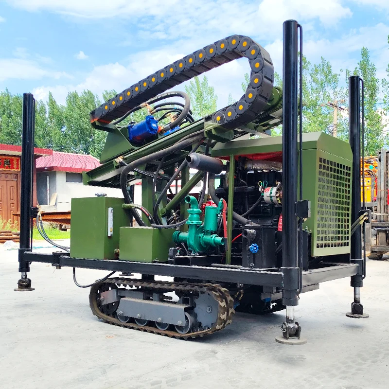 Customized max.200m Water well drilling rig hydraulic drilling rigs rotary hole borehole drill machines