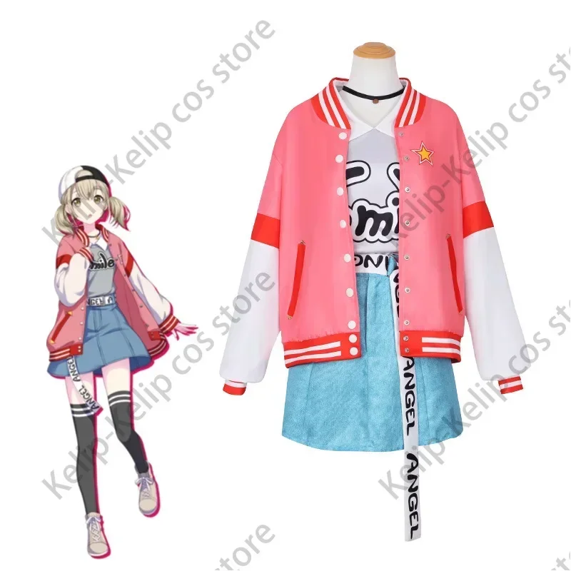 Anime Miuk Project Sekai Colorful Stage Azusawa Kohane Cosplay Costume Carnival Halloween Party Costumes for Women Men Girls