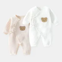 Bear Newborn Baby Clothes New Born Baby Jumpsuit for Boys Girls Cotton Toddler Rompers with Hat Bebe Outfits One-Piece Pajamas