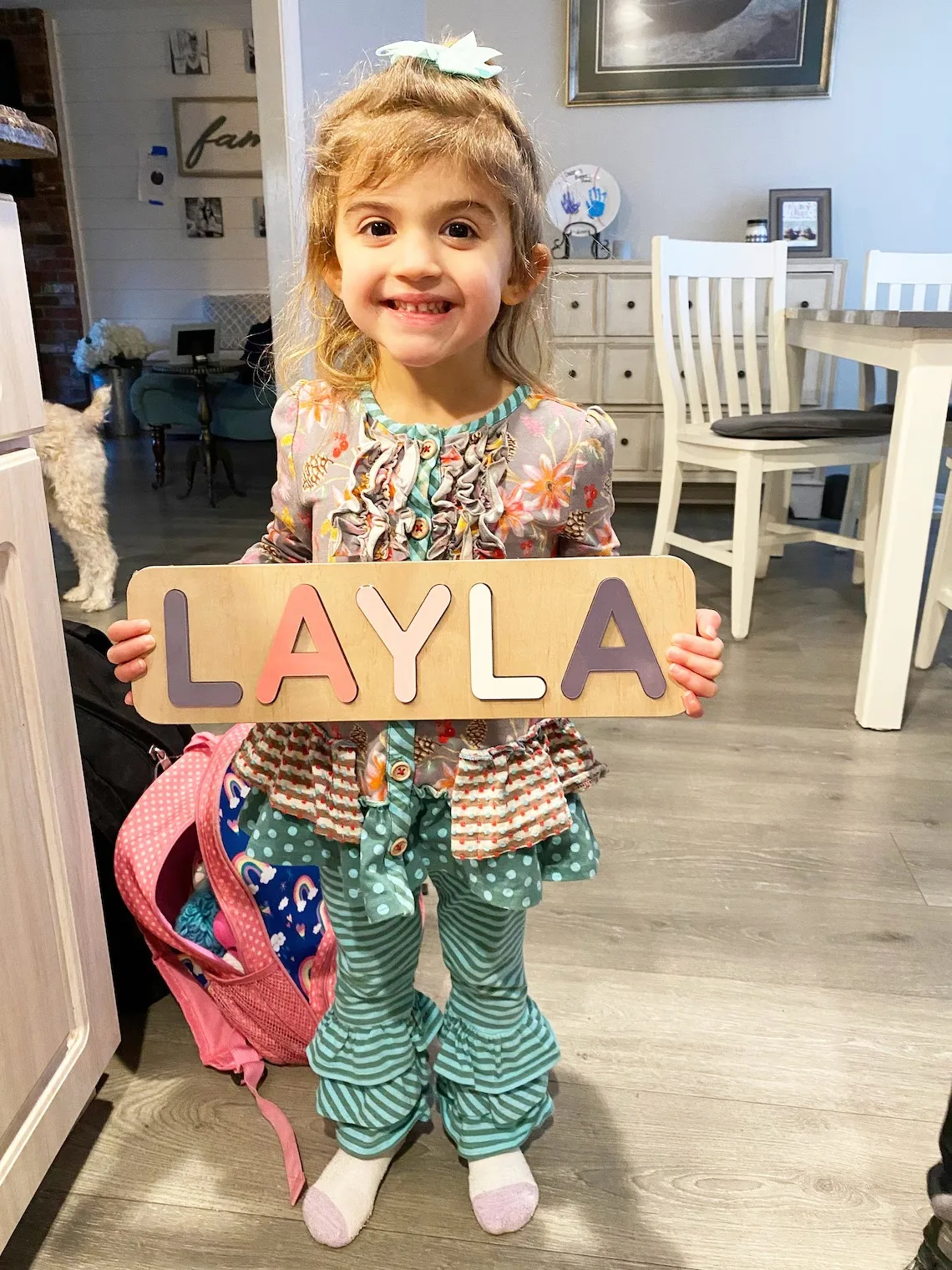 Personalizowane puzzle z imieniem, zabawki dla malucha, baby shower, prezent dla noworodka, puzzle z imieniem z kołkami, prezent na pierwsze urodziny, baby shower