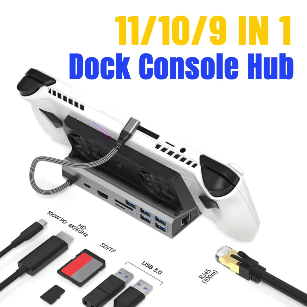 รีวิวและแนะนำสำหรับ For Asus ROG Ally 11 in 1 Docking Station Console ...