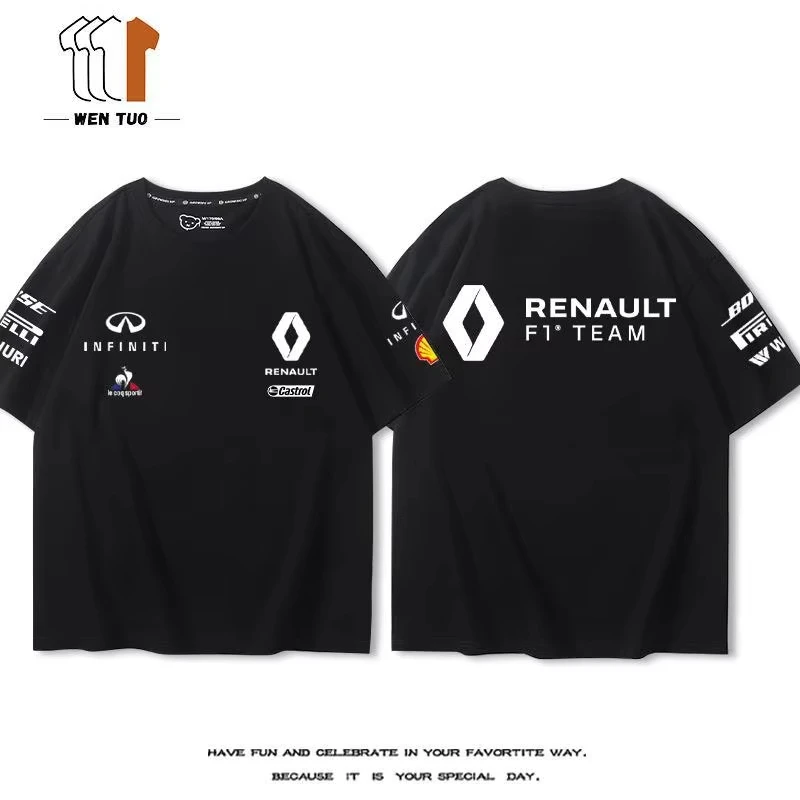 

F1 Формула-1 велосипедный трикотаж с короткими рукавами, мужская летняя удобная повседневная футболка с короткими рукавами из высококачественного хлопка