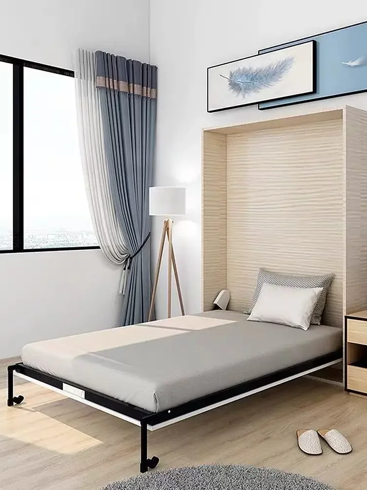 Enhanced invisible bed hardware accessories, folding bed, vertical and side bed, flipping bed, integrated Murphy wall