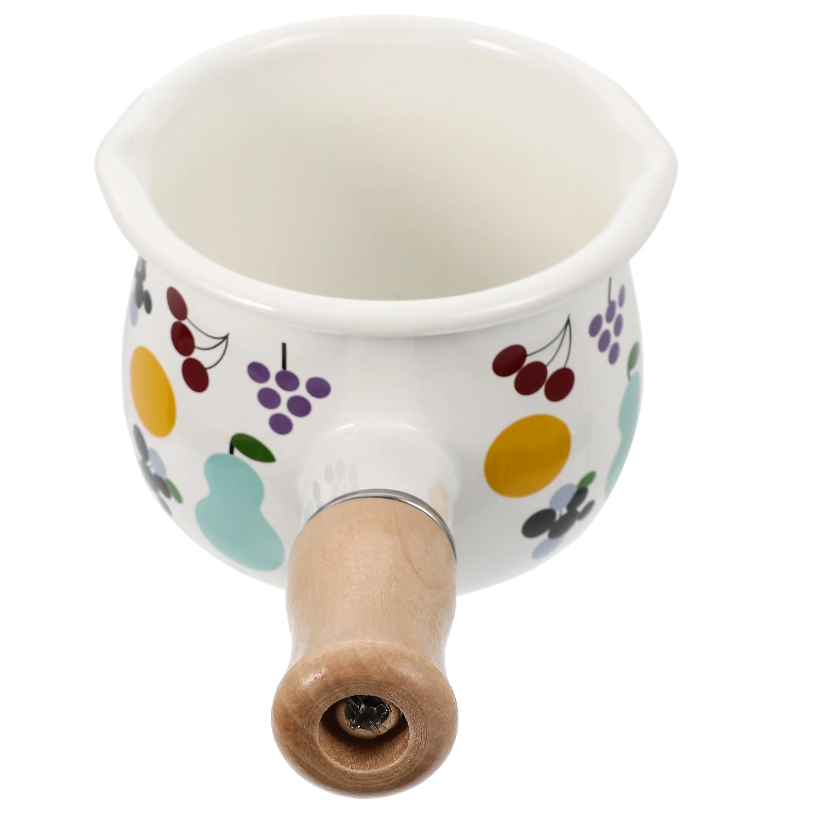 

Cheese It Enamel Small Butter Warmer Sauce Pan Cooking Purple Infant Assisted Food Baby