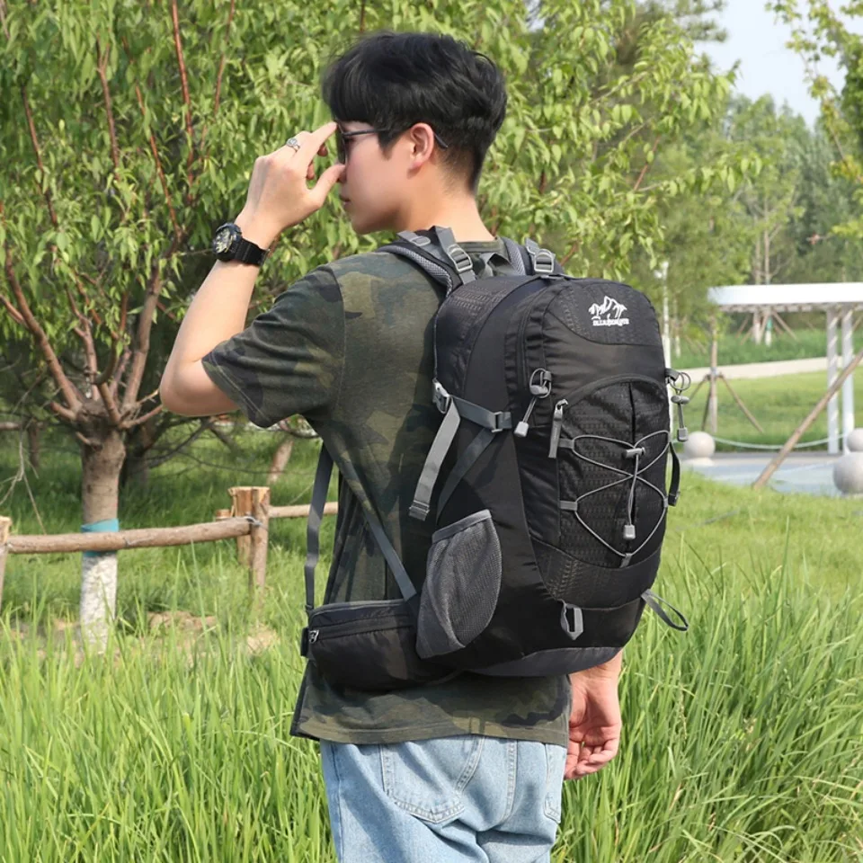 حقيبة ظهر 40 لتر للرجال والنساء ماركة حقيبة ظهر للسفر في الهواء الطلق للشباب في عطلة نهاية الأسبوع والمشي لمسافات طويلة والتخييم على ظهره للمراهقين حقيبة ظهر رياضية للرجال