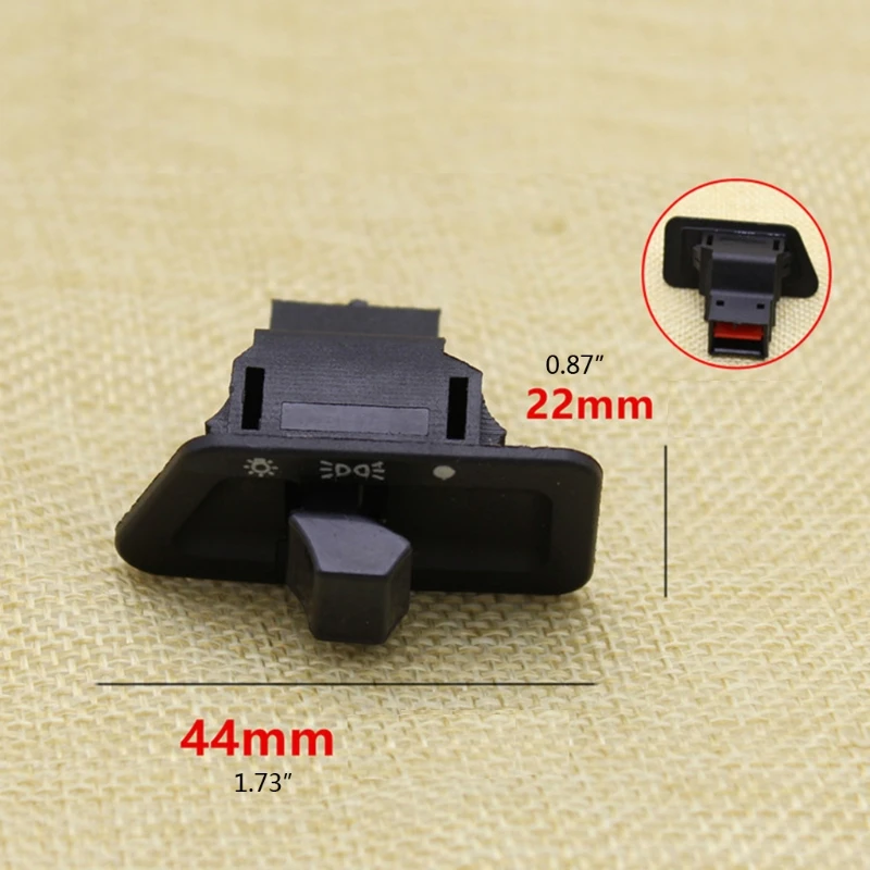 Botones de interruptor de motocicleta, bocina de Faro, atenuador, Siwtches, piezas reemplazables