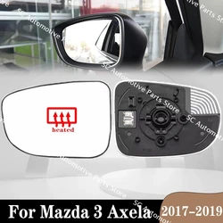 SC For Mazda 3 Axela 2017 2018 2019 Auto Car Accessories Rearview Car Mirror Glass Outside Door Side Lens with Heating Rear View