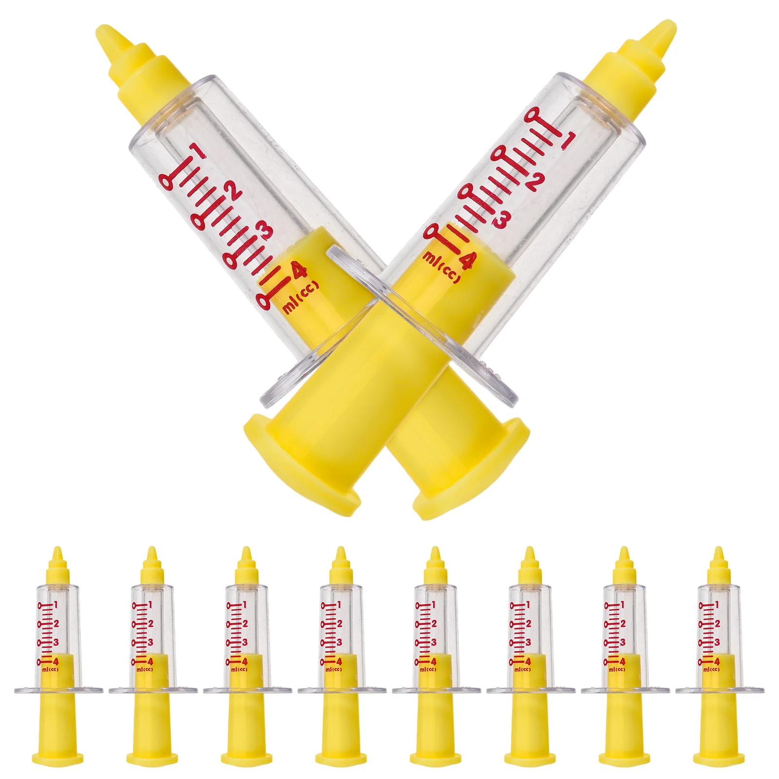 

10 Pcs Doctor Syringe Toy Realistic Design Pretend Play Doctor Set Safe Materials IV Bottles Simulation Toy