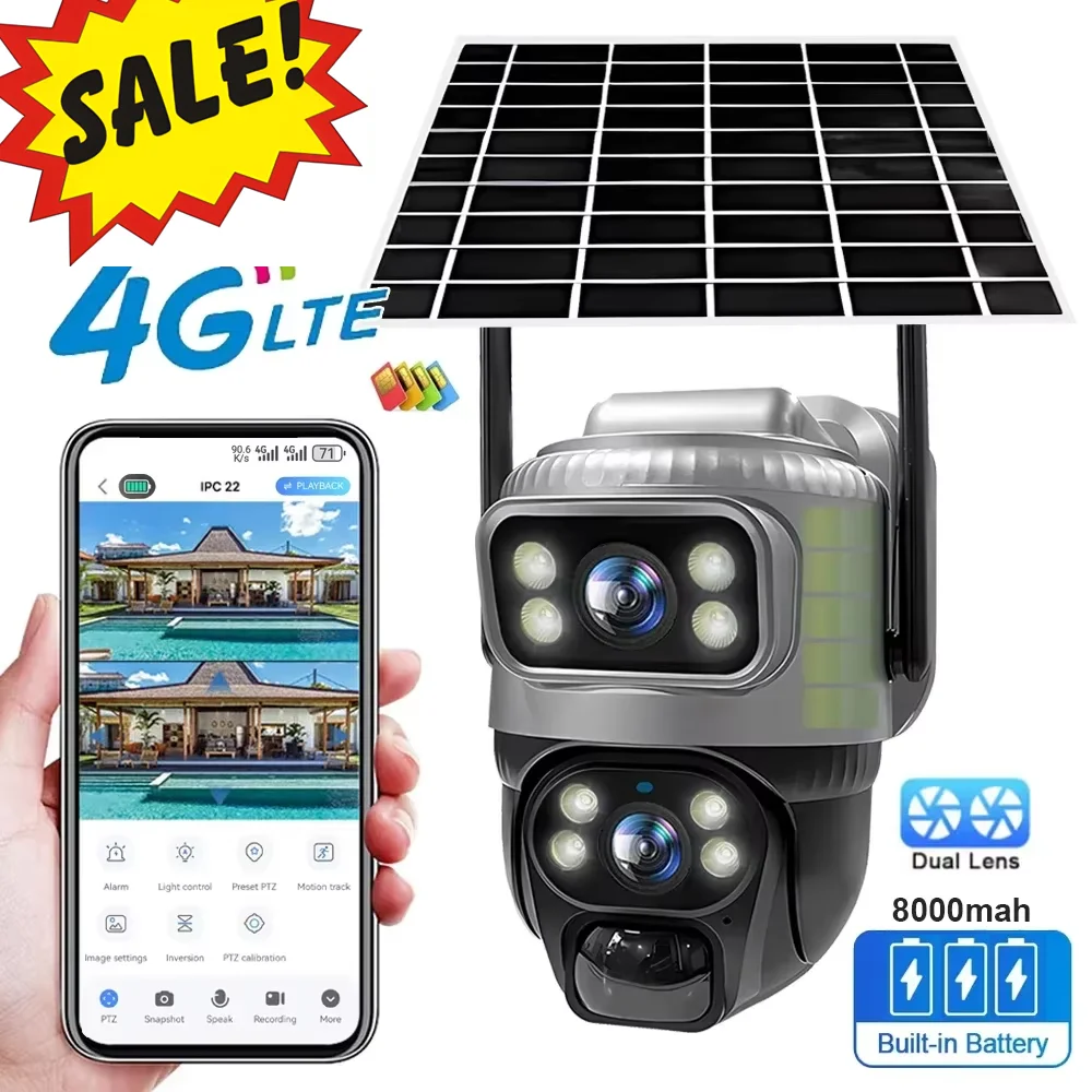 camera-de-securite-ip-v380-a-double-objectif-4g-detection-humaine-pir-solaire-vision-nocturne-etanche-8mp-4k-moniteur-cctv-a-batterie