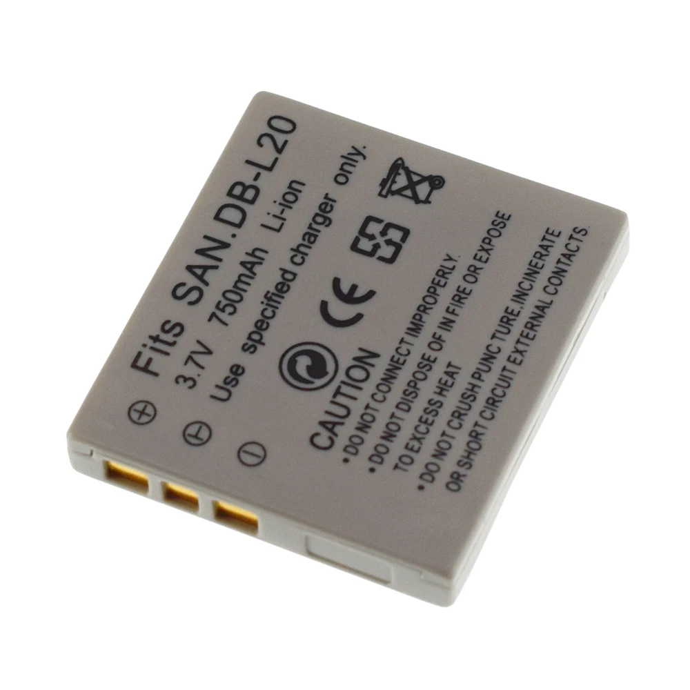 DB-L20 Battery or LCD Charger For Sanyo Xacti DMX-C1 C4 C5 C6 CA6