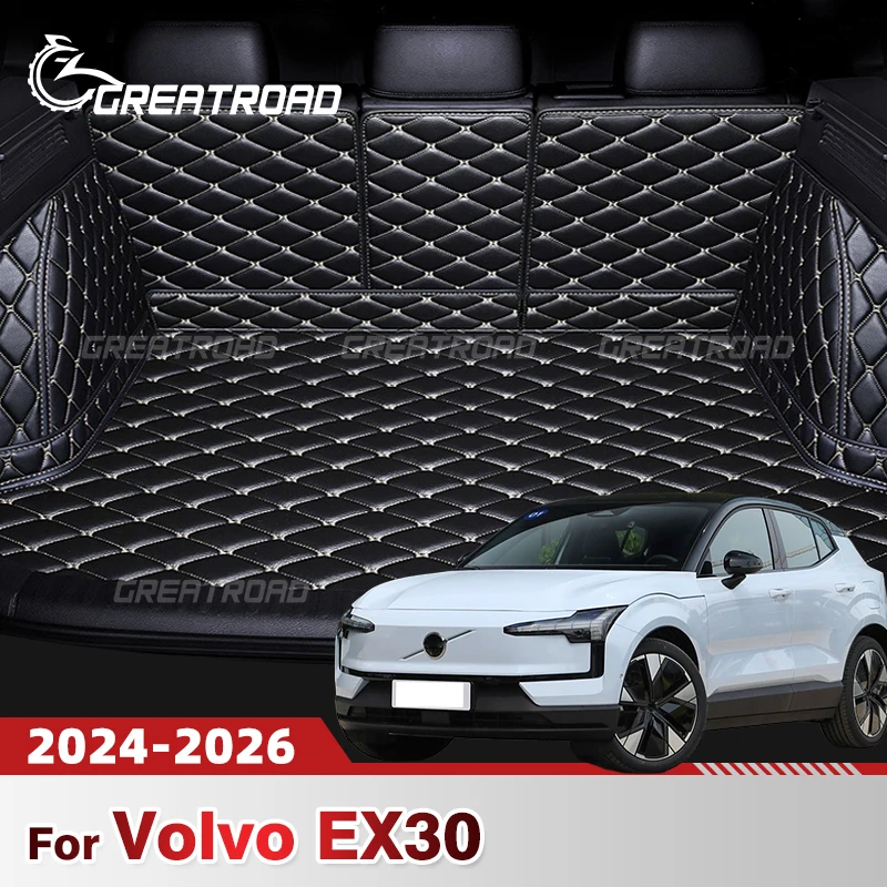 

GREATROAD For Volvo EX30 2024 2025 2026 Auto Full Coverage Trunk Mat Car Protective Pad Cargo Liner Interior Accessories