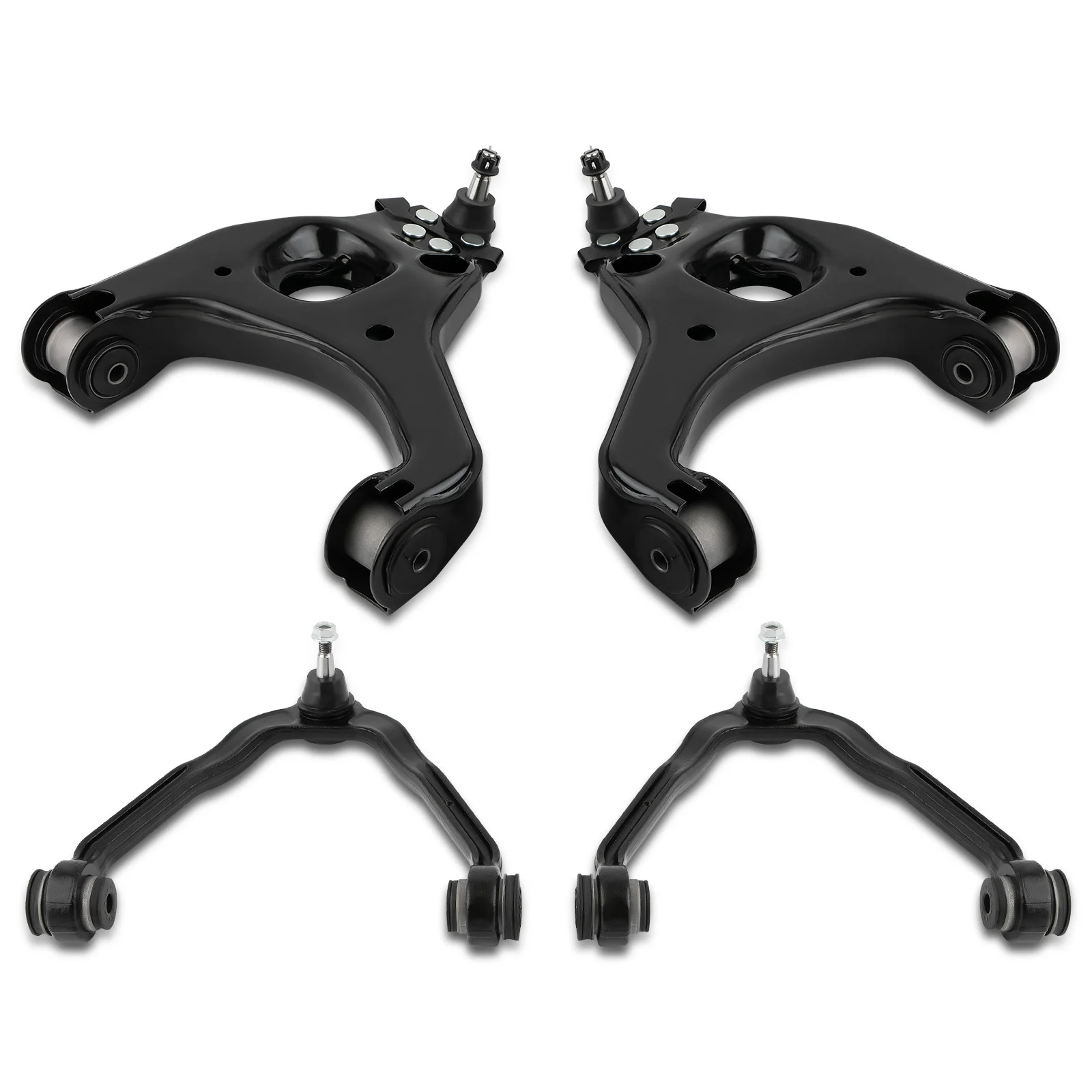 

4x Suspension Kit Front Control Arm w/Ball Joint for Chevy Silverado 1500 1999 2000 2001 2002 2003 2004 2005 2006 2WD