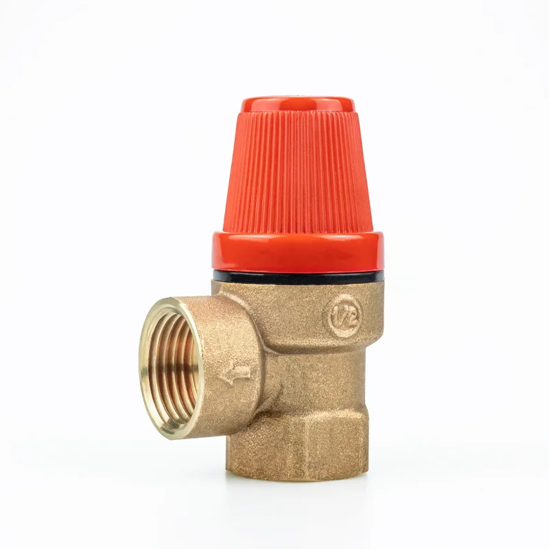 1PC Brass One-Way Safety Relief Valve One-Way Wall-Hung Boiler Safety Valve Thread DN15