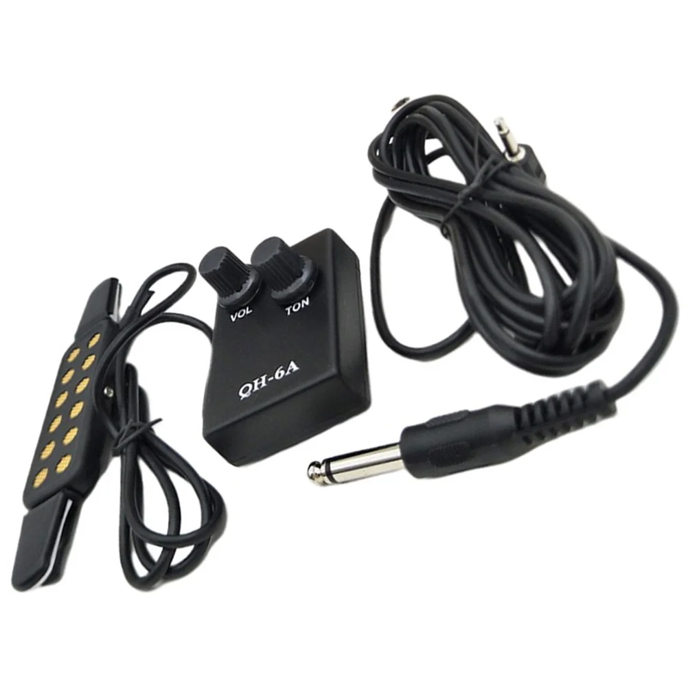 

Guitar Pickup Adjustable Clip on Punch Guitar Ukulele Bass Sound Pickup Acoustic Musical Instrument Accessory