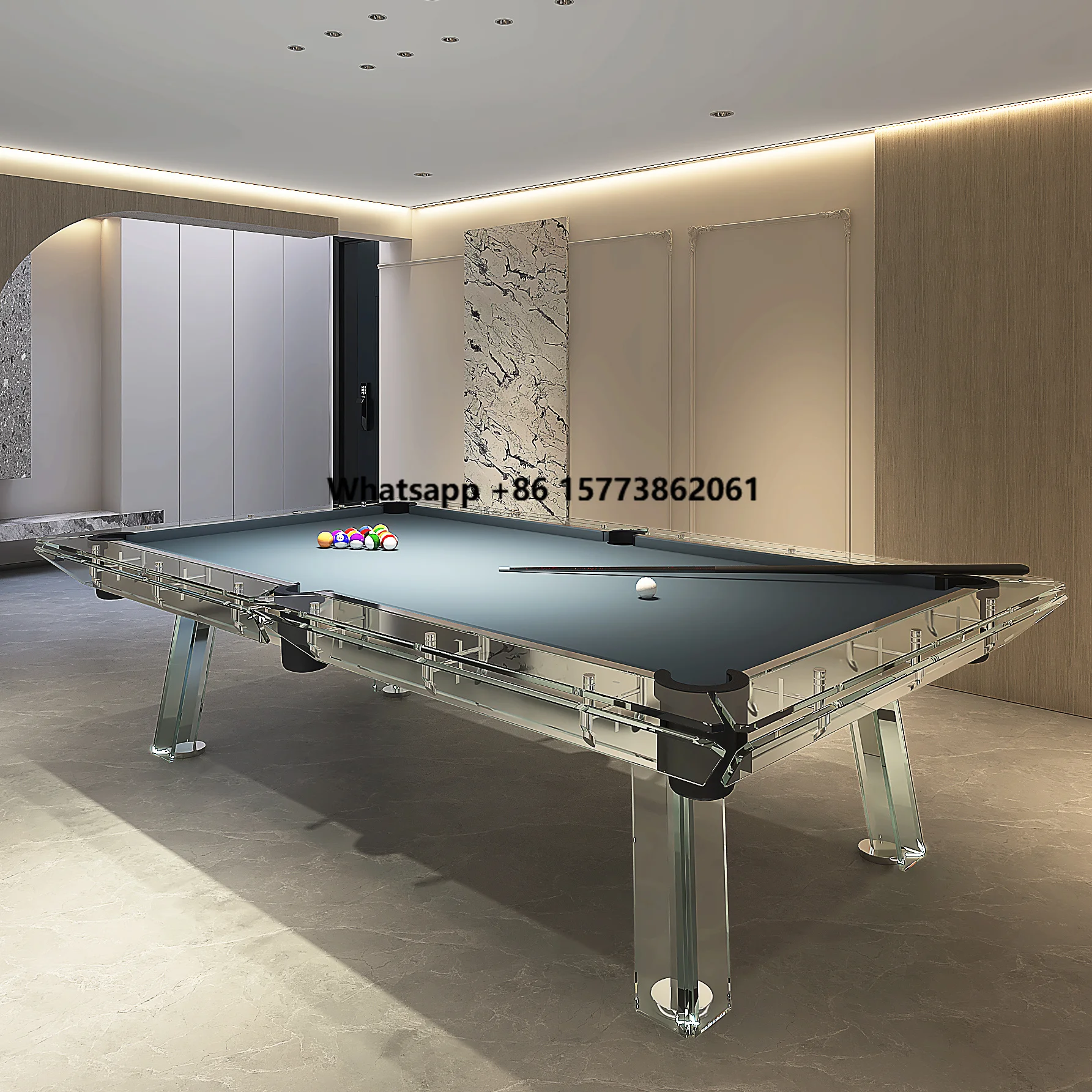 Luxury Pool Table Slate Pool Table 7ft Coin Operated Billiard Table
