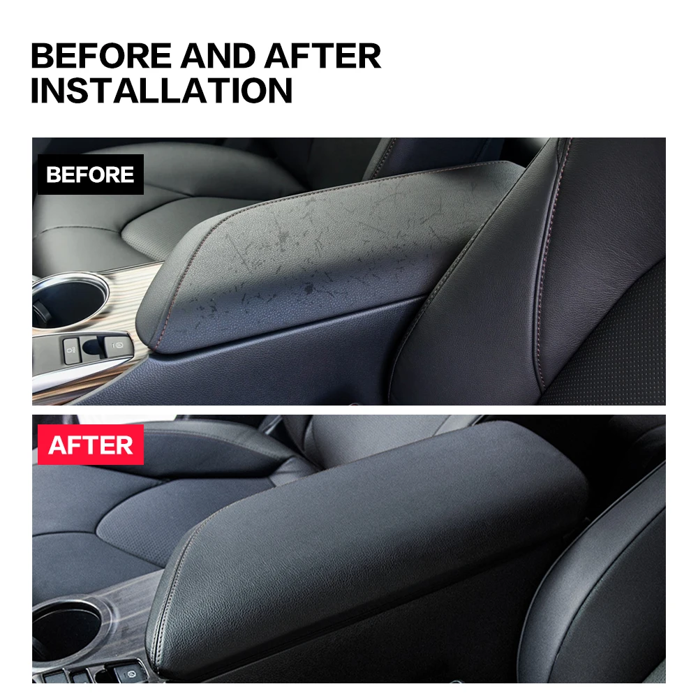 1PCS Car Interior Decorative Accessories Armrests Box Cover For Toyota CAMRY XV50 XV70 2012 2013 2014 2015 - 2020 2021 2022 2023 2