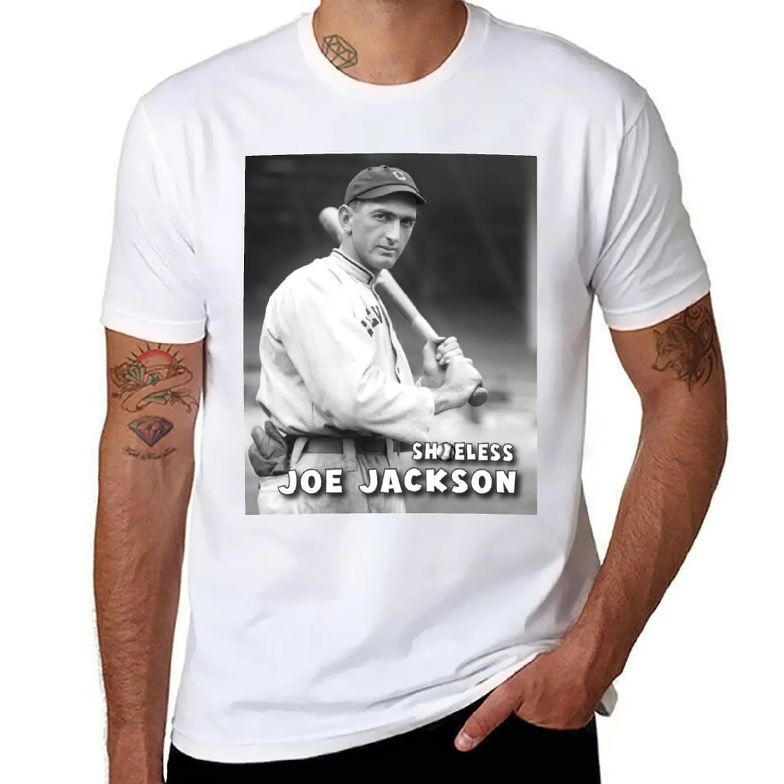 

Shoeless Joe Jackson T-Shirt man tshirt t shirts for man graphic vintage T-Shirt
