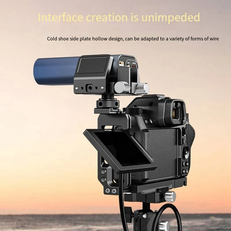New 1/4 Inch Vertical Shoot Bracket Base Holder Vertical Switching Tripod Quick Release Plate For Nikon Z6III Camera