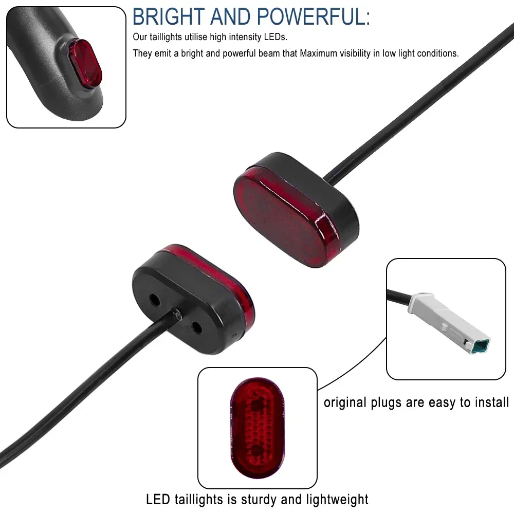 For Xiaomi M365 1S Pro Front Rear Mudguard Winding Protection Cable Spiral Wire Winder Electric Scooter Fender Taillight Parts gallery 3
