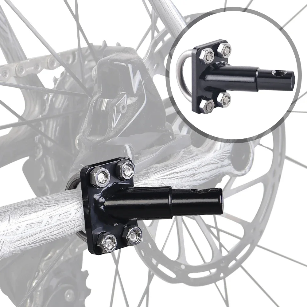 Conector de enganche para remolque de bicicleta, adaptador de enganche versátil de liberación rápida para remolques de carga y transporte de mascotas