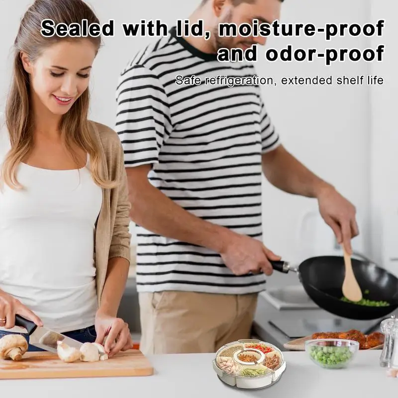 

Коробка для закусок, контейнер, разделенная коробка для хранения фруктов, органайзер для холодильника, чехол для овощей, тарелка с ручкой для путешествий, вечеринки, пикника