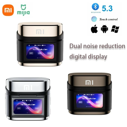 Xiaomi-auriculares Bluetooth BD2, cancelación de ruido Dual, calidad de sonido Ultra alta, pantalla Digital, auriculares inalámbricos táctiles inteligentes