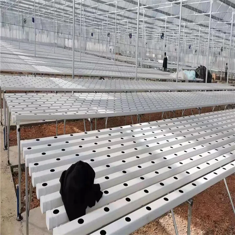 Tubi idroponico in PVC 2025 per la coltivazione di ortaggi e fiori Piantine coltivate in tubi quadrati di plastica