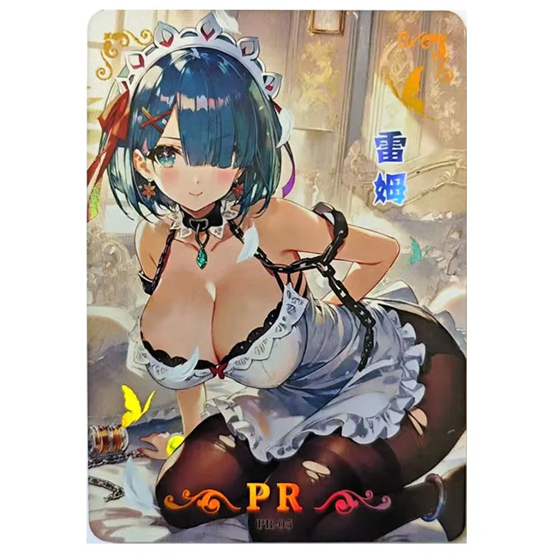Anime Godin Verhaal Zeldzame PR Breking Folie Stempelen Laser Sexy Collectible Kaarten Rem Speelgoed voor jongens Kerst Verjaardagscadeau
