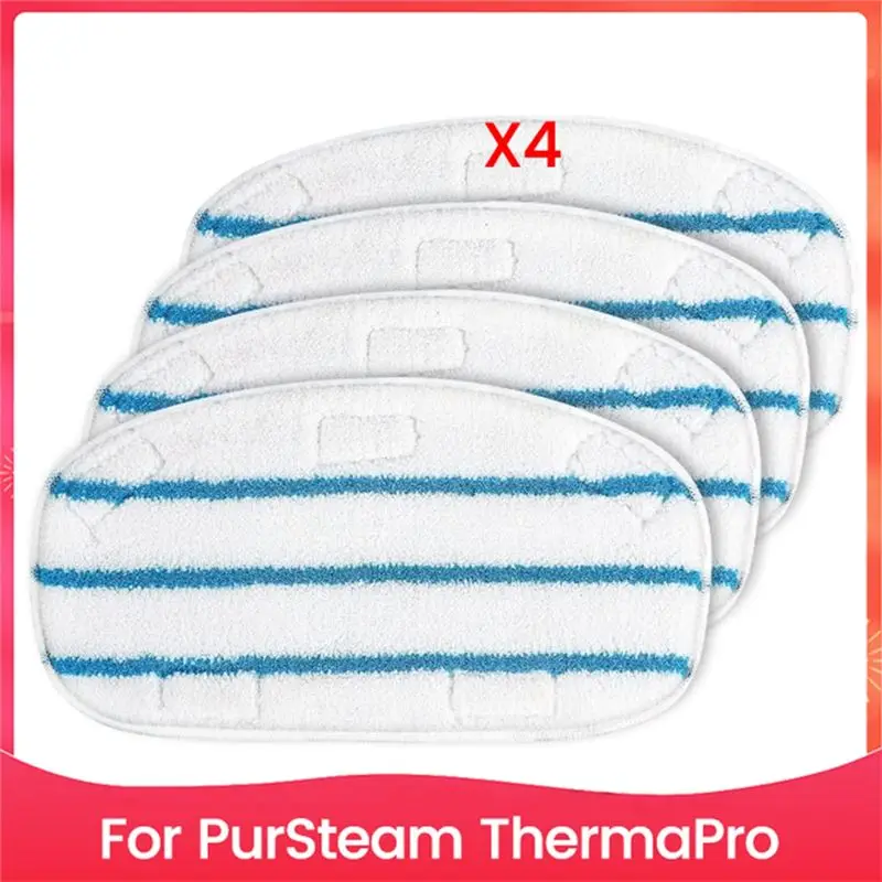 Accesorios para limpiador a vapor A02M, para Pursteam Thermapro, limpiador a vapor 10 en 1, almohadillas de microfibra lavables para suelo de madera dura