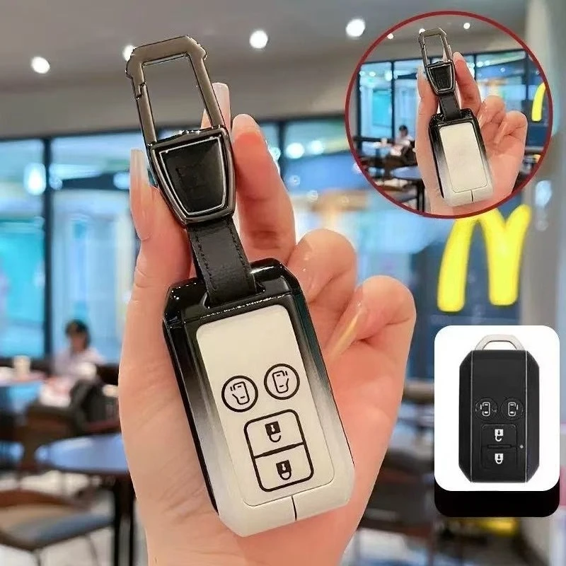 Zinc Alloy Car Key Case Cover Shell Protector Fob Holder for Suzuki Jimny Swift SX4 Sport Accessories Keybag Keychain