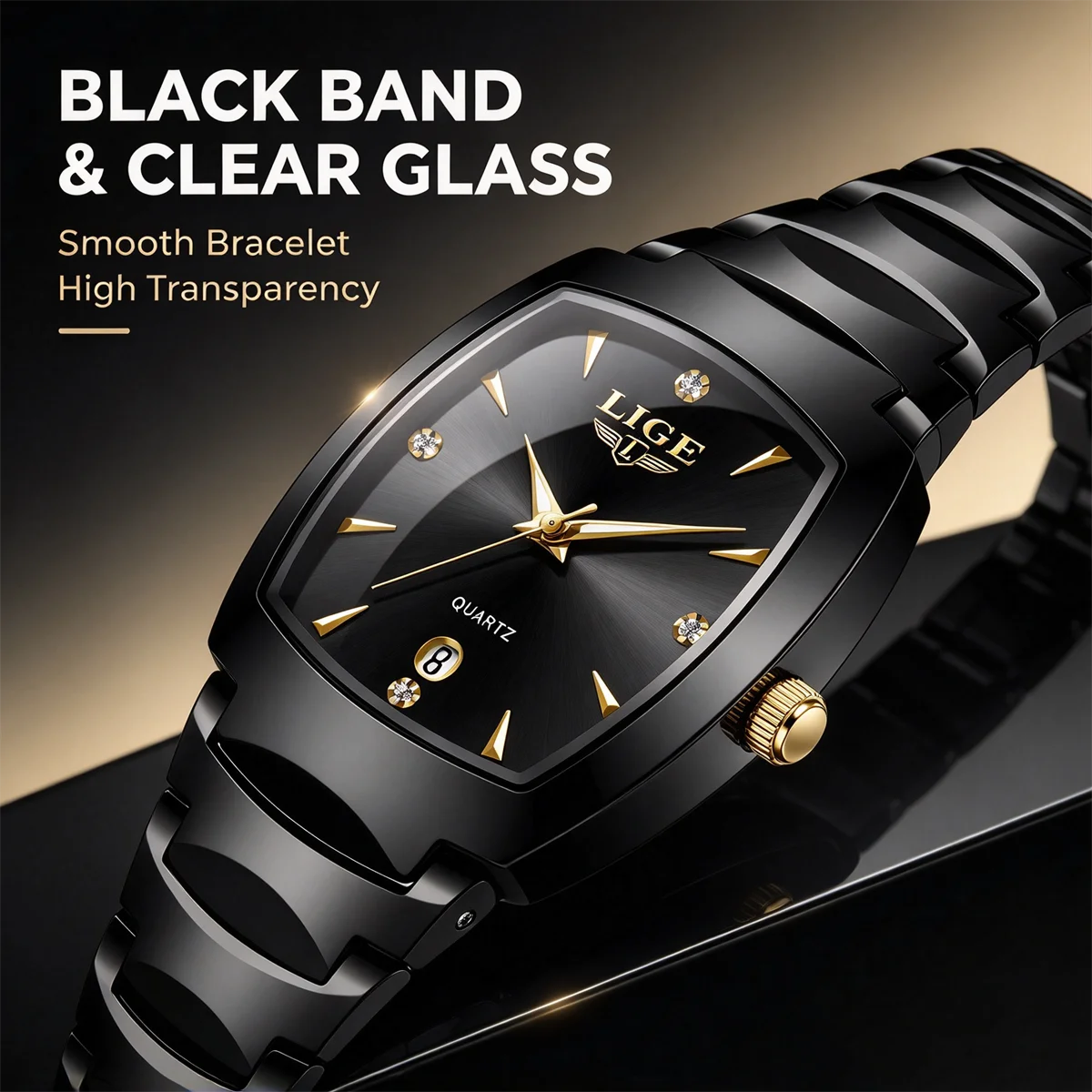 LIGE NEW Women Watches Business Luxury Ladies Fashion Quartz Watch Simple Stainless Steel Clock Watch for Women Relogio Feminino