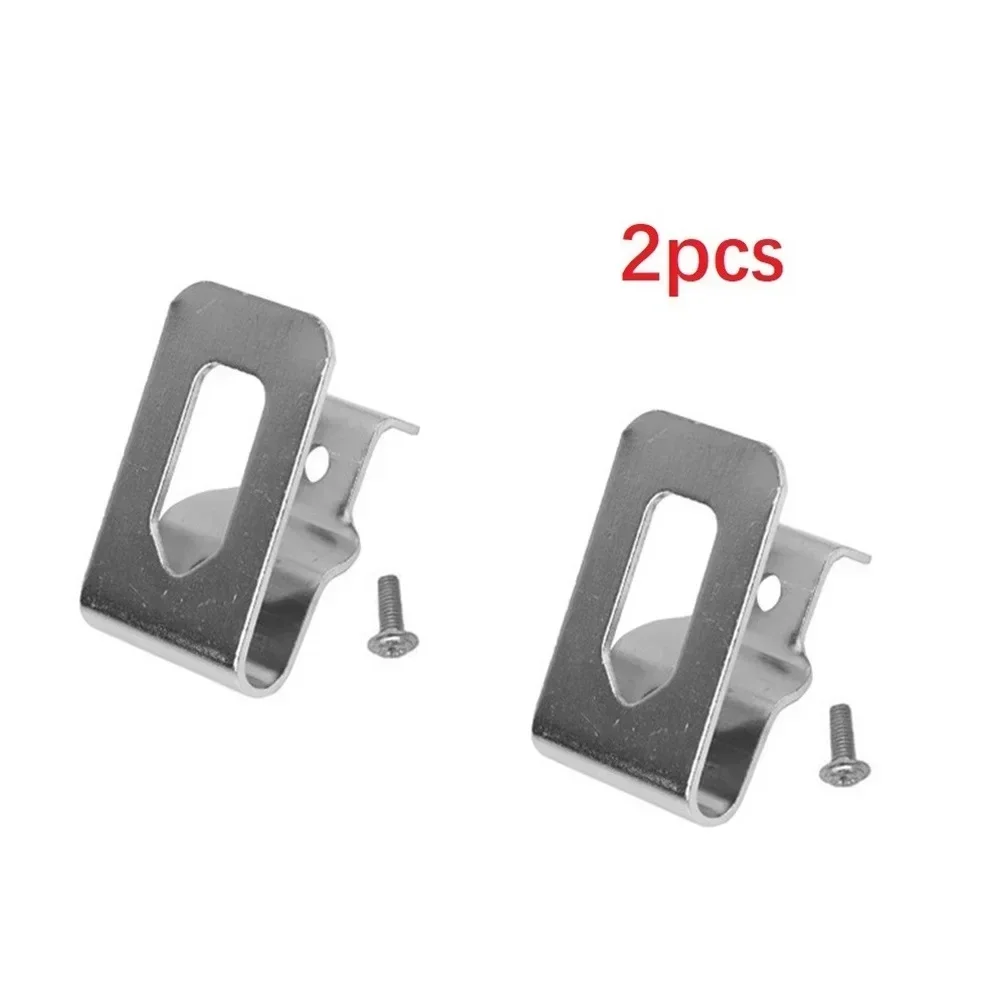 2pcs For-DeWalt Belt Clip Hooks For-DeWalt 18V 20V N268241/N169778 DCD980 Drill Driver Steel Belt Hook