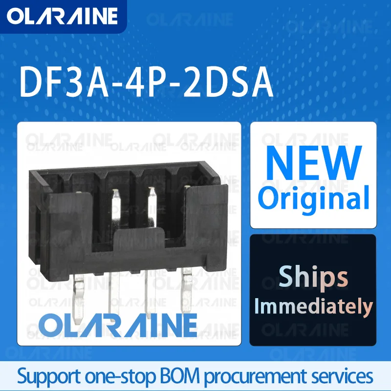 

50/200/500Pcs DF3A-4P-2DSA 100% brand new and original IC chip Headers and wire housings Connector 4Position 3 A