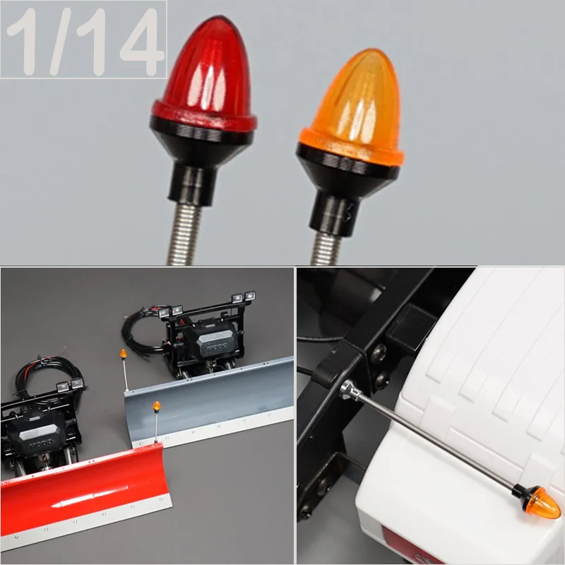 1/14 RC Truck Plastic Width Indicator Light Spring Light Position Indicator Light for SCANIA 770S R620 for Volvo for BENZ Car