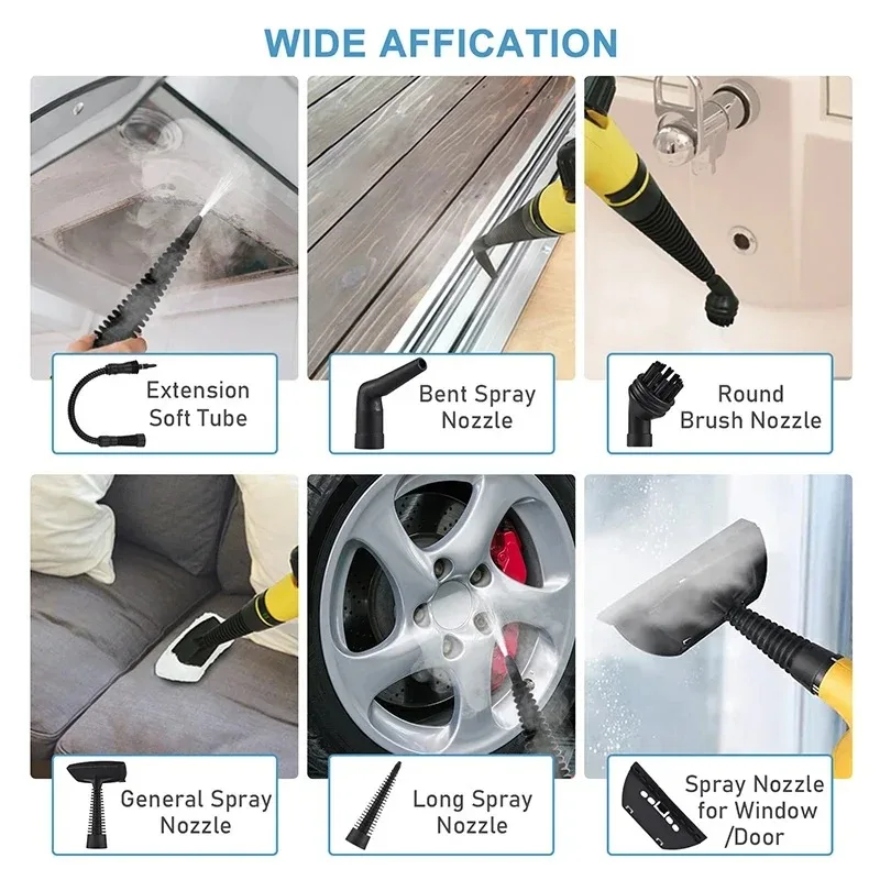 1000W Portable Steam Cleaning Machine Suitable for a Variety of Places of Handheld High Temperature Steamer Cleaning Machine