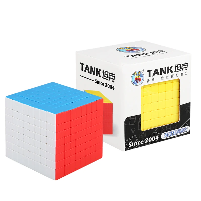Sengso Tank 8X8 Magic Cube Professional Speed Puzzle Cube Children Toys Gift