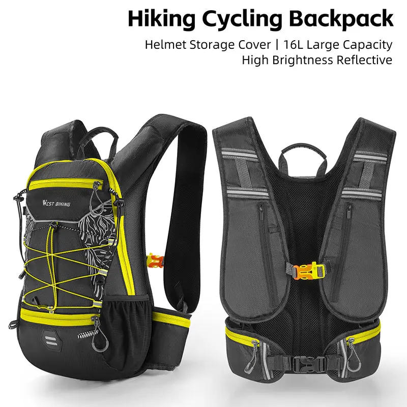 

Travel Backpack 16L Large Capacity Lightweight Bicycle Outdoor Sports Bag MTB Bike Climbing Hiking Cycling Hydration Backpack