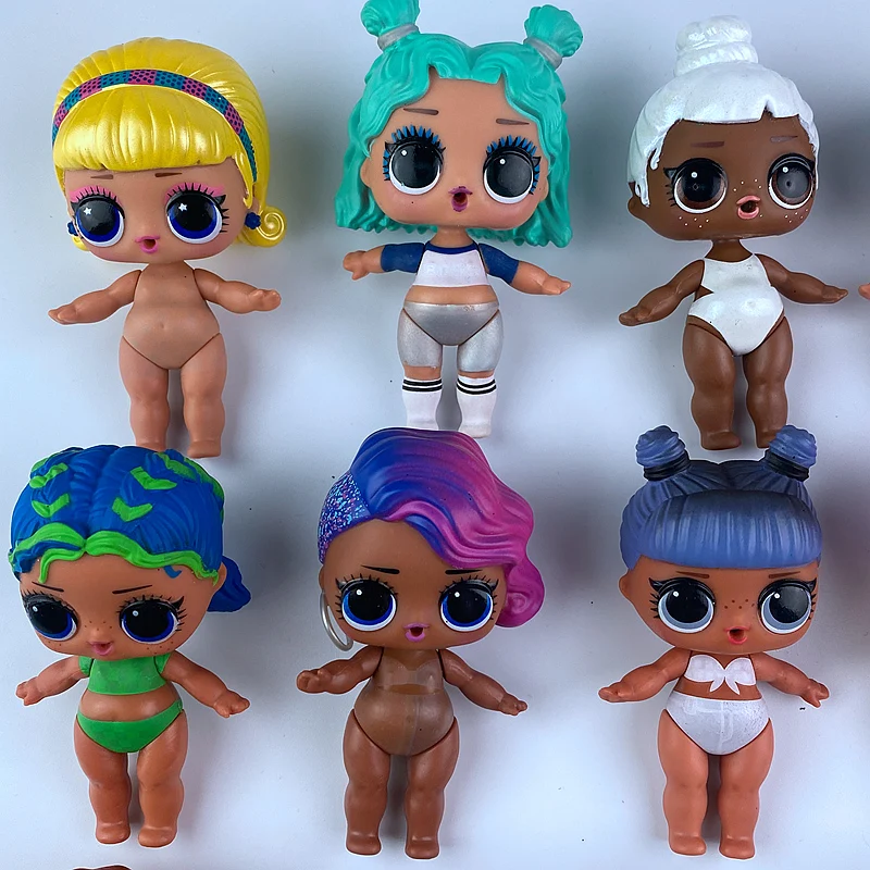 can choose LOLs dolls sisters girls DIY collection toys children birthday gifts 8cm dolls
