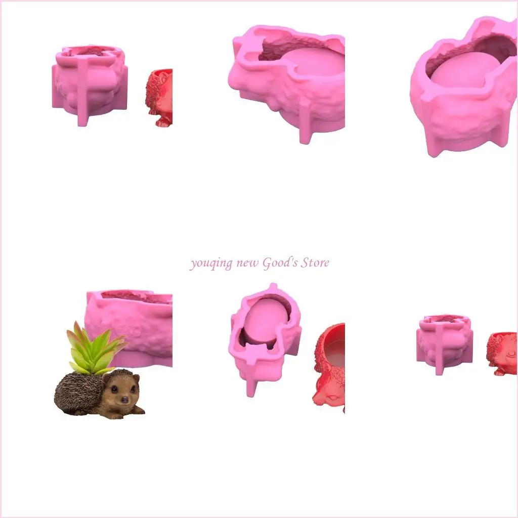 

57qa ehedgehog Plant Pot Pot Flowerpot Животный сад горшок с смолой сочный горшок сад декор