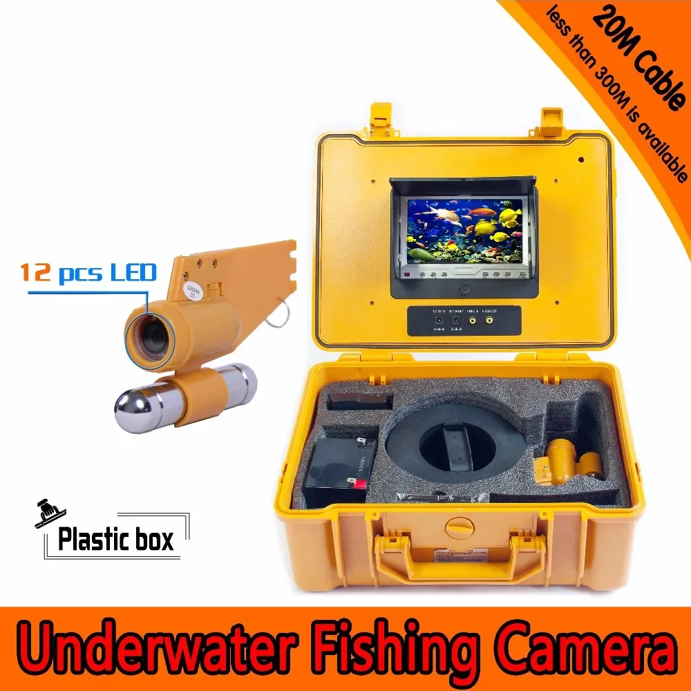 

1Set 20 To 100 Meter 7 Inch Screen Video Recorder System Underwater Surveillance Fishing Industrial Camera Waterproof Camera