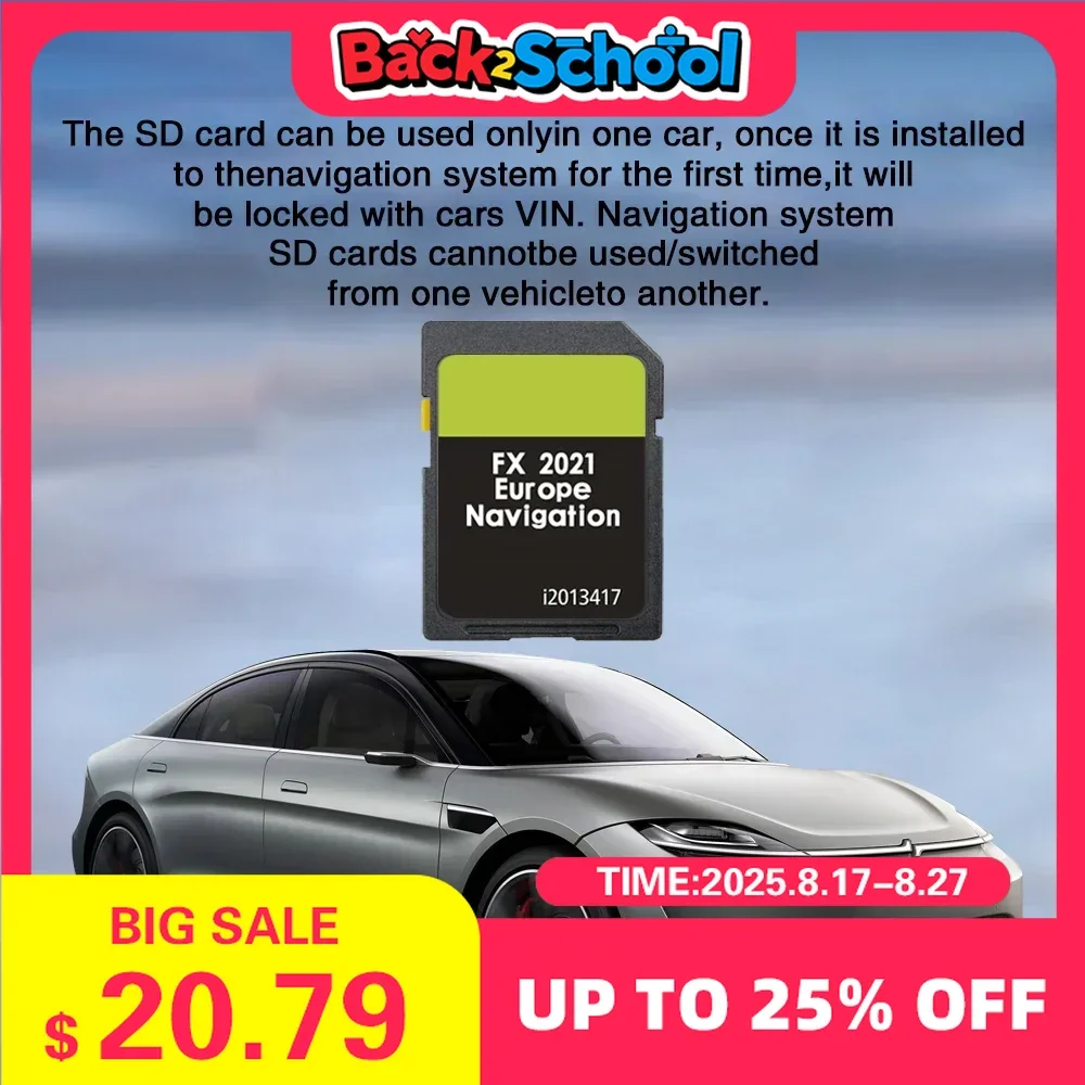 

SD Map Card for Ford S-Max 2007 2008 2009 2010 Vehicle Navigation GPS Memory Flash Cover Germany France Car