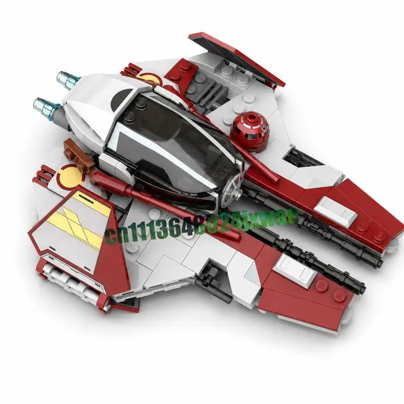 201PCS Mini Sci Fi Interstellar Space Fighter Jet Vessel Model Custom Building Blocks DIY Assembly Toy Collection Holiday Gifts