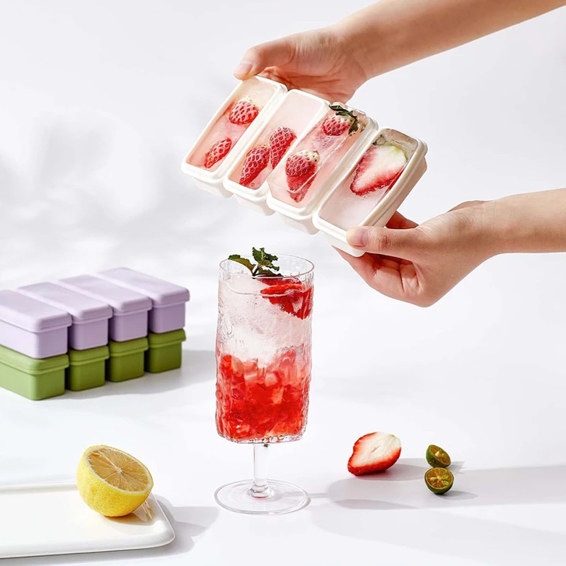 Outdoor Ice Block Molds For Whiskey,Reusable Reinforced Silicone Molds Cold Plung Ice Mold Ice Maker Box image 2